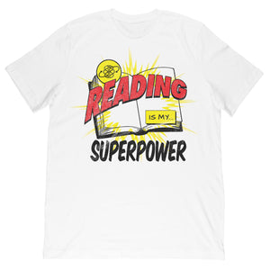 Reading Is My Superpower Tee